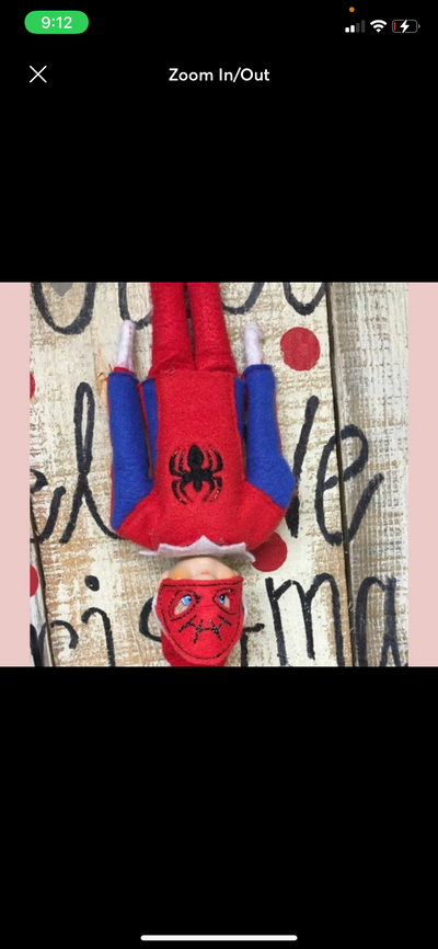 Spider man with mask elf sweater