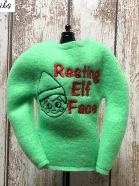 Resting elf sweater